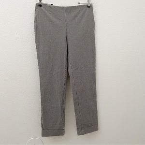 J.Jill bi-stretch gingham ankle pants size 6
